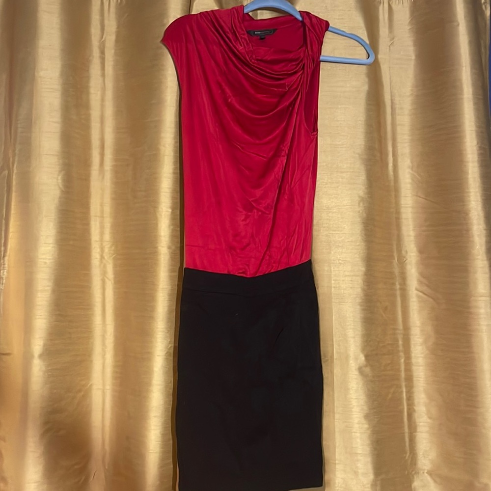 BCBGMaXAzria Black and Red Dress